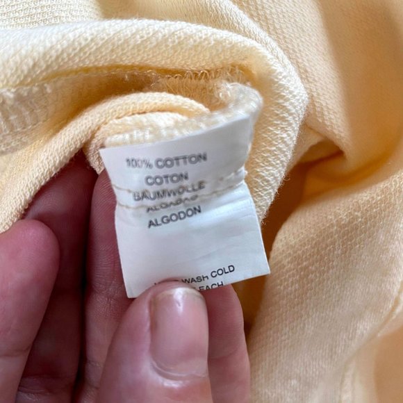 Anthropologie Blue Tassel Cream Pique Top Size XS - Picture 6 of 8